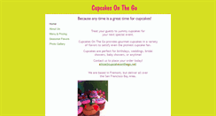 Desktop Screenshot of cupcakesonthego.net