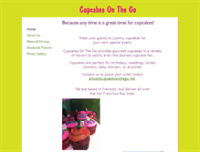 Tablet Screenshot of cupcakesonthego.net